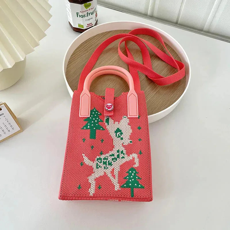 Love Mini Knit Shoulder Crossbody Bag - Bella Enchanté